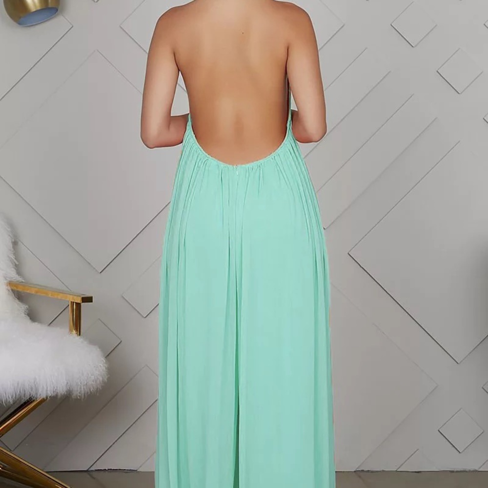 Green jumpsuit
